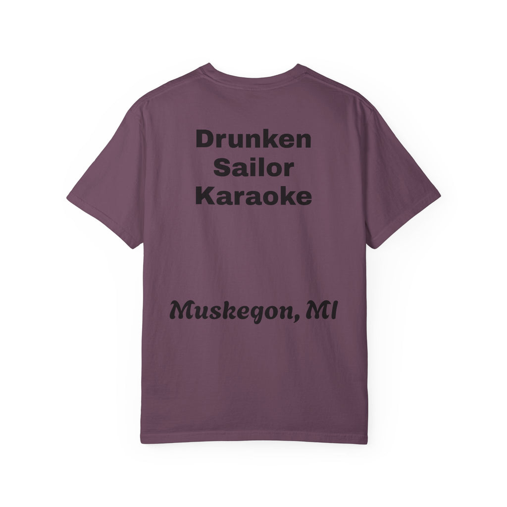 Drunken Sailor T-Shirt — Nautical Skull Design ("Drunken Sailor Karaoke" / Muskegon, MI)