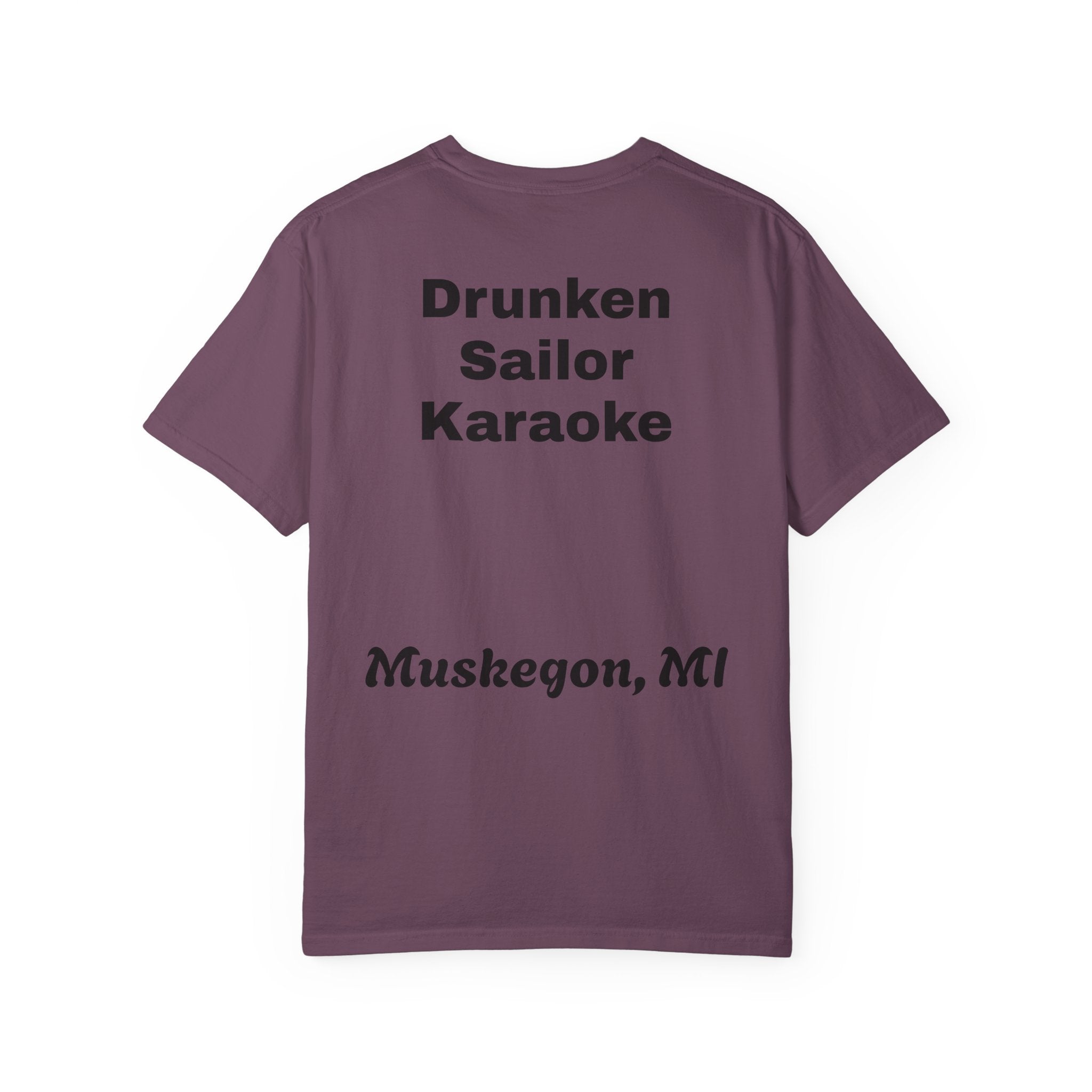 Drunken Sailor T-Shirt — Nautical Skull Design ("Drunken Sailor Karaoke" / Muskegon, MI)